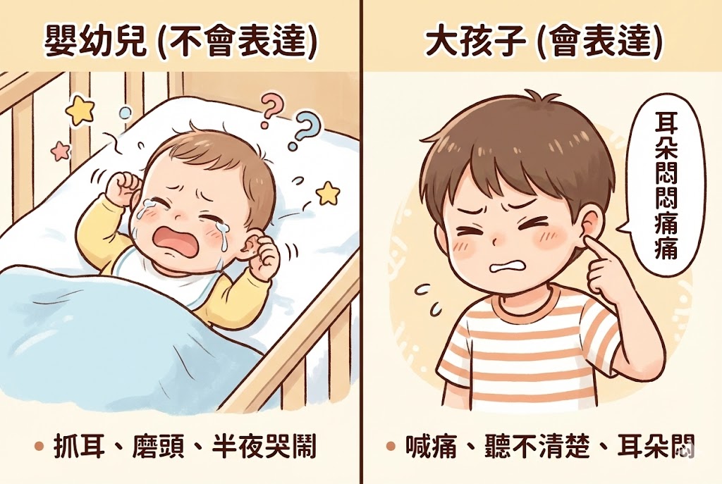 中耳炎症狀判斷