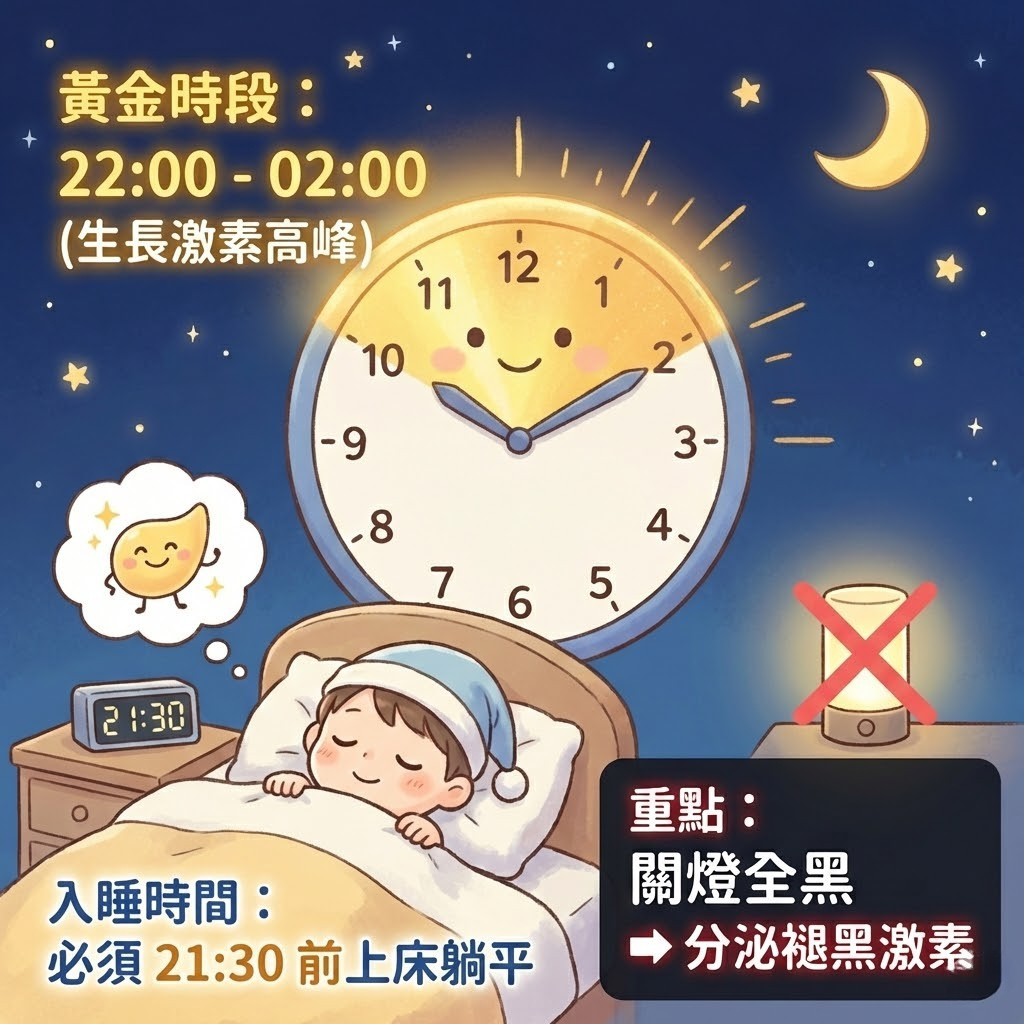 兒童長高睡眠時間_生長激素分泌高峰_周醫師睡眠處方